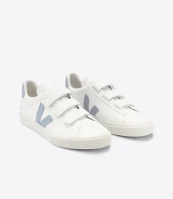 RECIFE LEATHER WHITE STEEL>VEJA New
