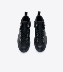 RORAIMA LEATHER BLACK GRAFITE BLACK SOLE>VEJA Fashion