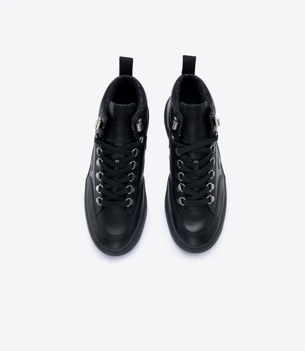 RORAIMA LEATHER BLACK GRAFITE BLACK SOLE>VEJA Fashion