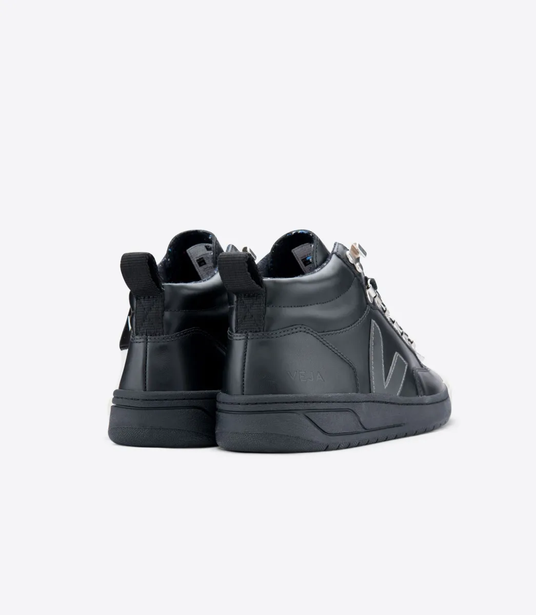 RORAIMA LEATHER BLACK GRAFITE BLACK SOLE>VEJA Fashion