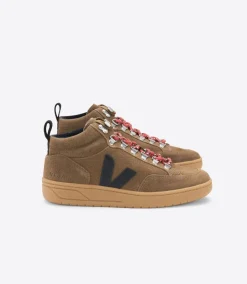 RORAIMA SUEDE BROWN BLACK NATURAL SOLE>VEJA Best Sale