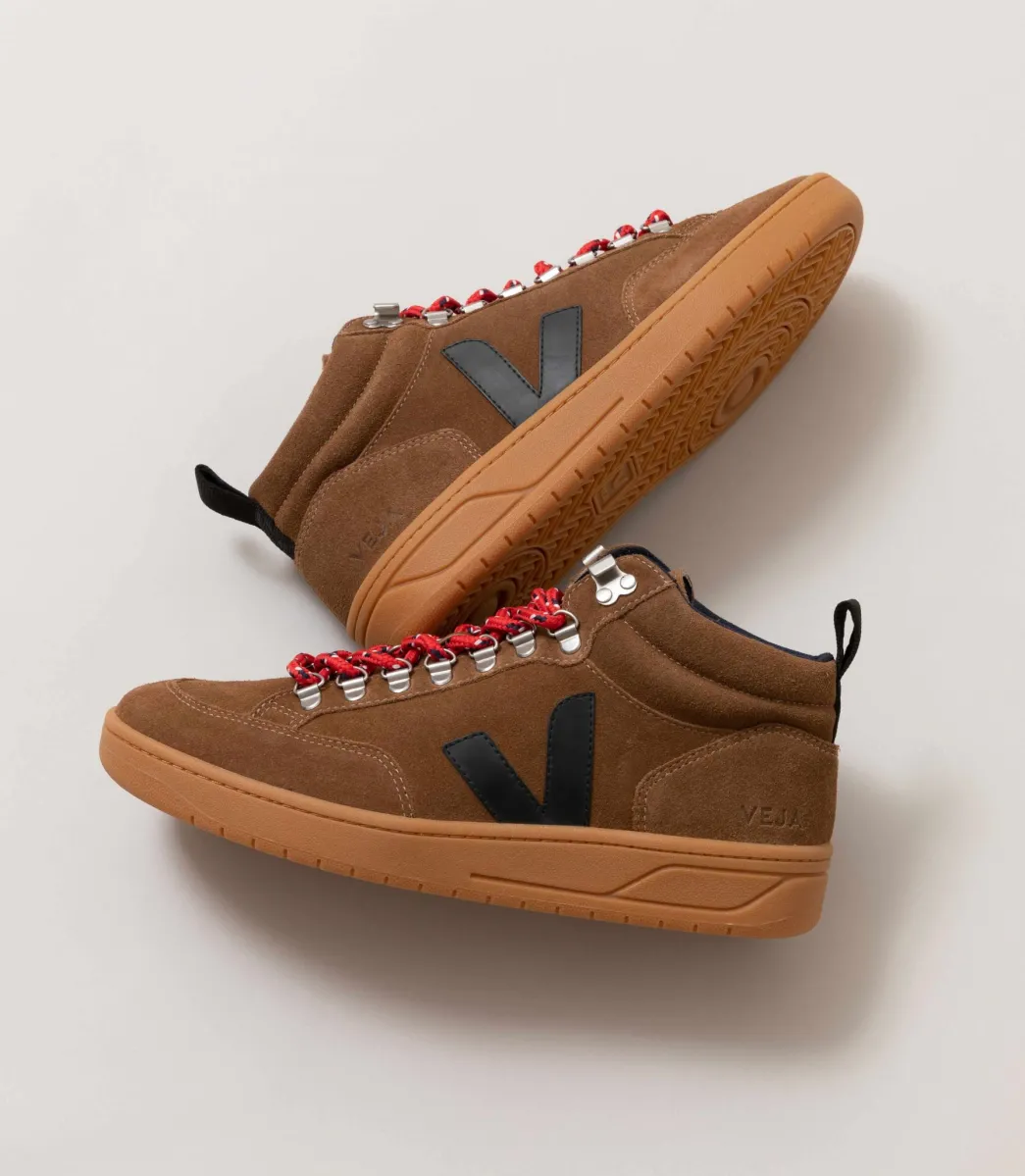 RORAIMA SUEDE BROWN BLACK NATURAL SOLE>VEJA Best Sale
