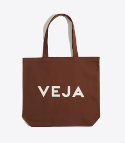 TOTE BAG COTTON CHOCOLATE>VEJA New