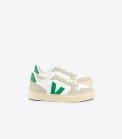 V-10 LACES LEATHER WHITE EMERAUDE ALMOND>VEJA Clearance