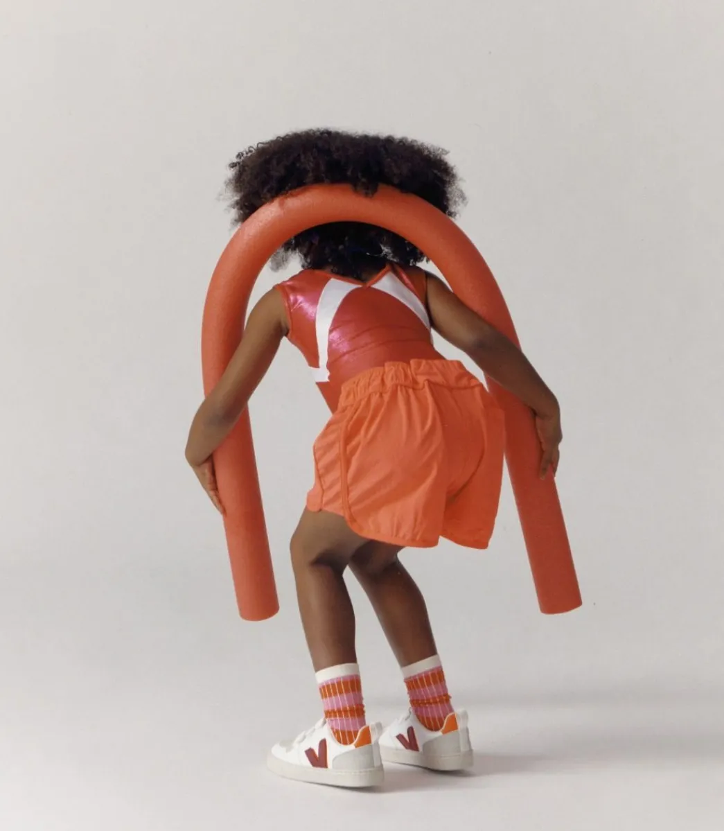 V-10 CWL WHITE MARSALA ORANGE FLUO>VEJA Cheap