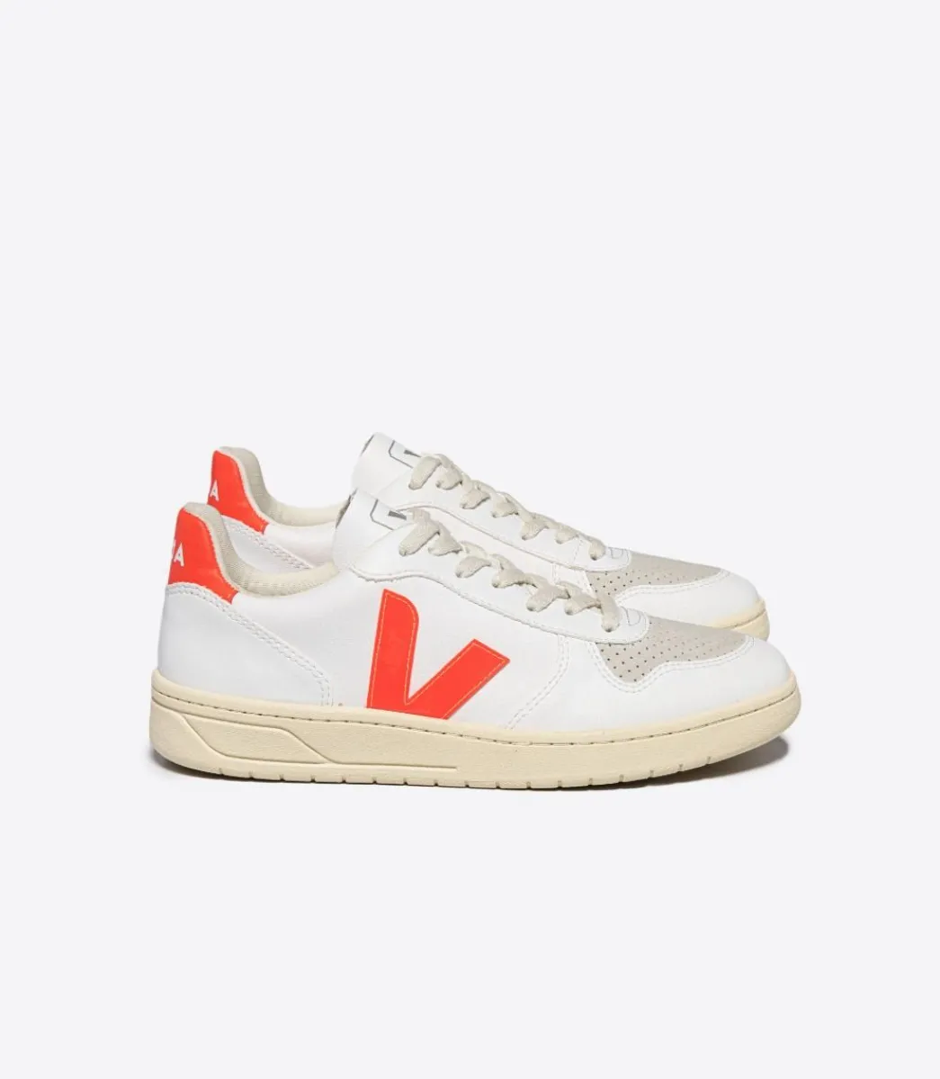 V-10 CWL WHITE ORANGE FLUO>VEJA Fashion