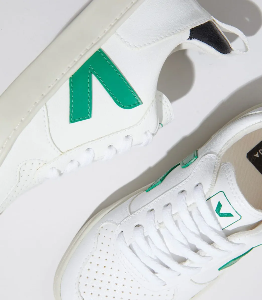 V-10 LACES CWL WHITE EMERAUDE BLACK>VEJA Discount