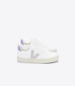 V-10 LACES CWL WHITE PARME LAVANDE>VEJA Outlet