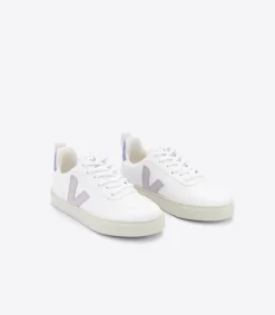 V-10 LACES CWL WHITE PARME LAVANDE>VEJA Outlet