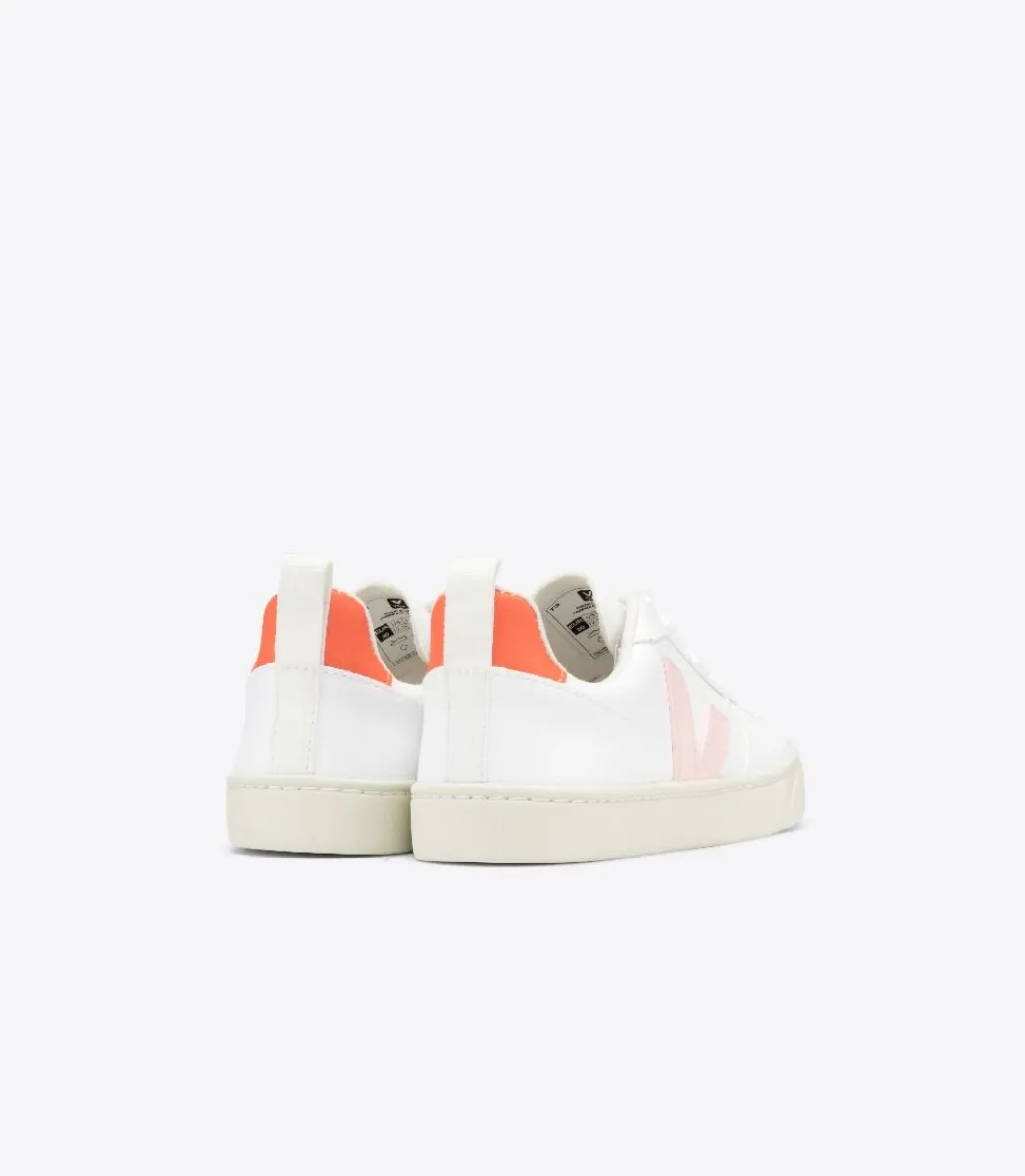 V-10 LACES CWL WHITE PETALE ORANGE FLUO>VEJA Sale