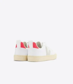 V-10 LACES CWL WHITE PIERRE ROSE FLUO><noscript><img width=