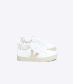V-10 LACES CWL WHITE PLATINE SILVER>VEJA Best