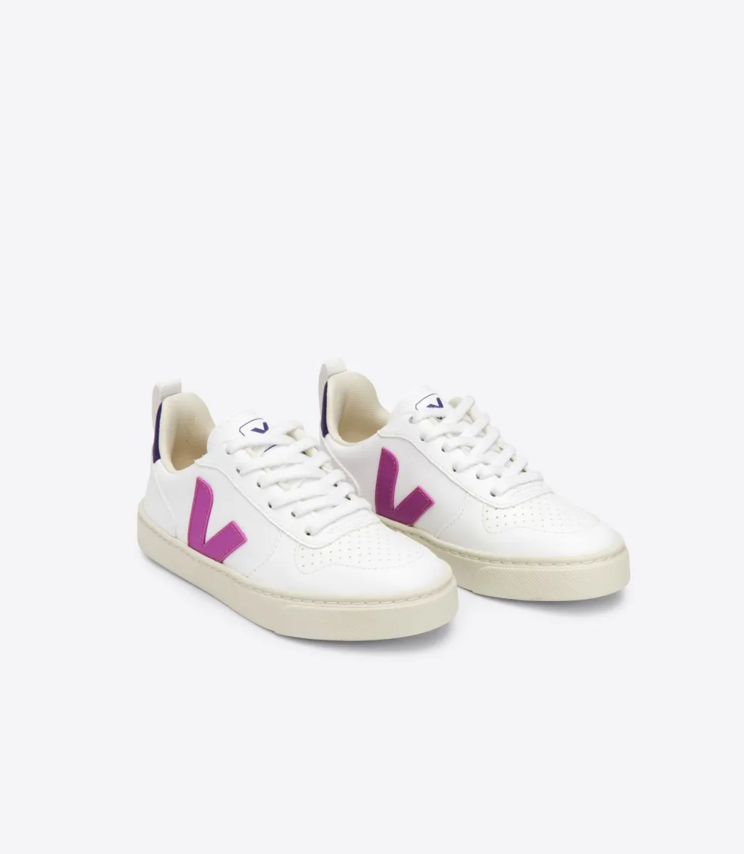 V-10 LACES CWL WHITE ULTRAVIOLET PURPLE>VEJA Clearance