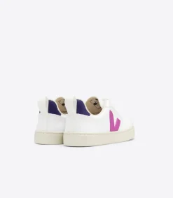 V-10 LACES CWL WHITE ULTRAVIOLET PURPLE><noscript><img width=