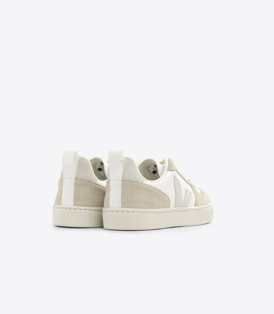 V-10 LACES LEATHER WHITE NATURAL ALMOND>VEJA Store