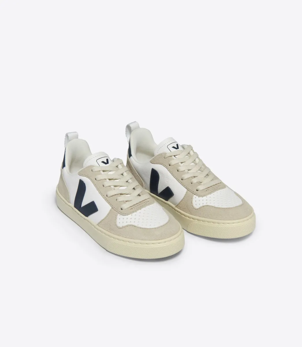 V-10 LACES LEATHER WHITE NAUTICO ALMOND>VEJA Best Sale