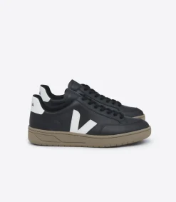 V-12 LEATHER BLACK WHITE DUNE>VEJA Shop