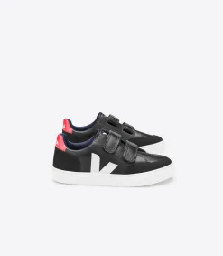 V-12 LEATHER BLACK WHITE PEKIN>VEJA Outlet