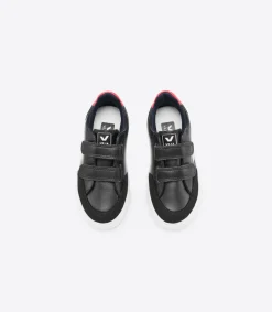 V-12 LEATHER BLACK WHITE PEKIN>VEJA Outlet