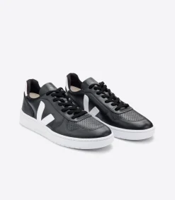 V-10 LEATHER BLACK WHITE WHITE SOLE>VEJA Store