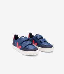 V-12 LEATHER COBALT PEKIN>VEJA Best