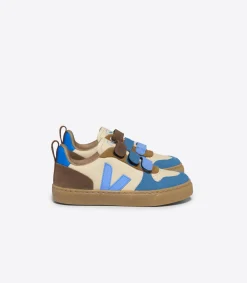 V-10 LEATHER CREMA MULTICO AQUA>VEJA Store