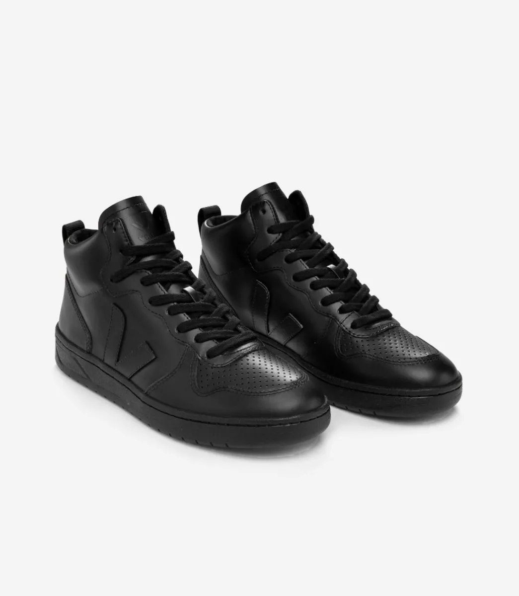V-15 LEATHER FULL BLACK>VEJA Cheap