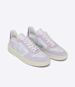 V-10 LEATHER GRAVEL MENTHOL PARME>VEJA Sale