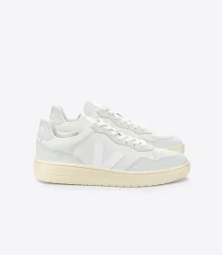 V-90 LEATHER GRAVEL WHITE>VEJA Flash Sale