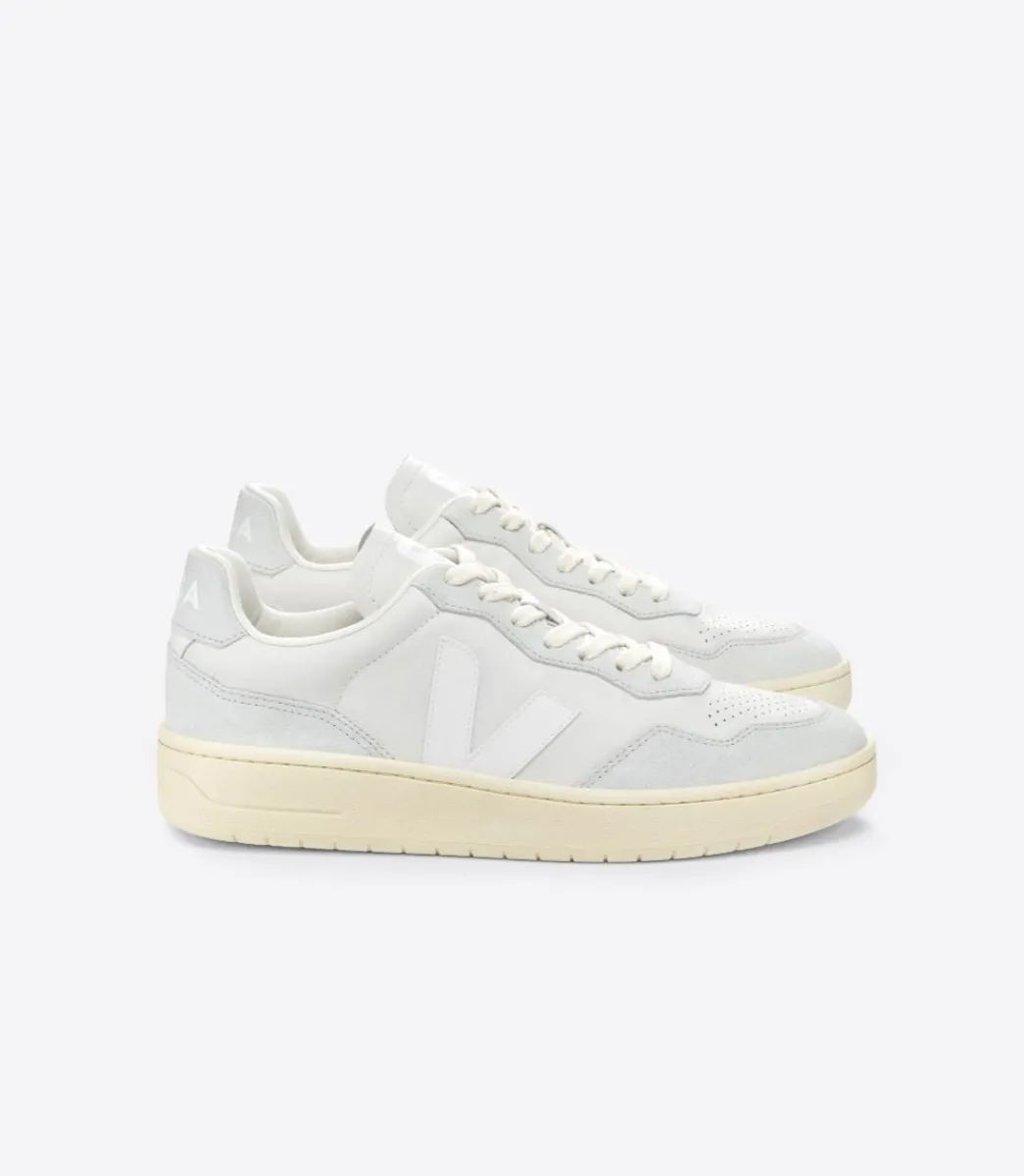 V-90 LEATHER GRAVEL WHITE>VEJA Flash Sale