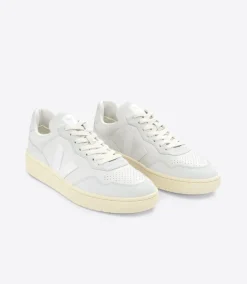 V-90 LEATHER GRAVEL WHITE>VEJA Flash Sale