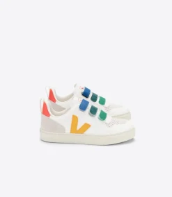 V-10 LEATHER MULTICO WHITE OURO>VEJA Fashion