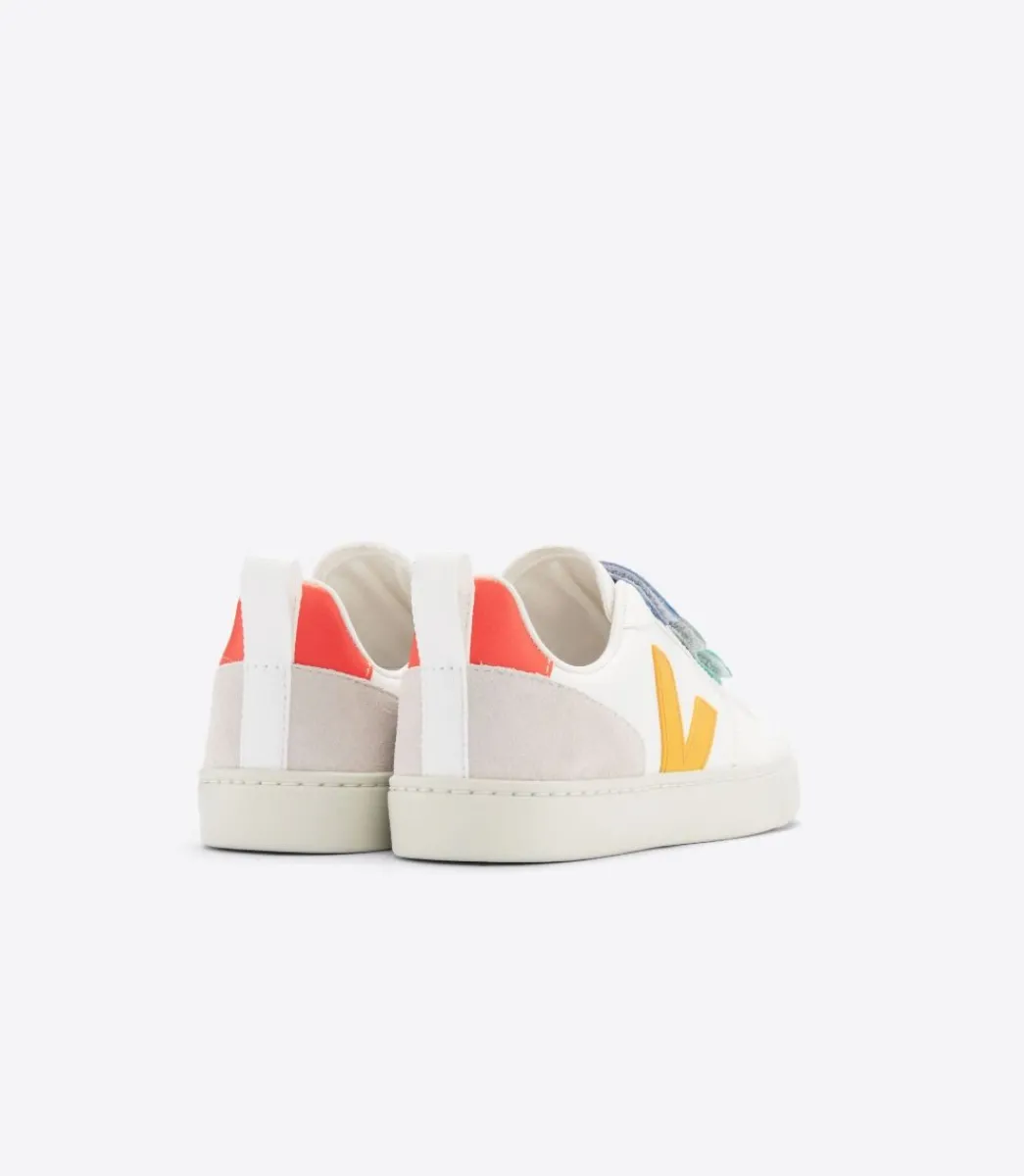 V-10 LEATHER MULTICO WHITE OURO>VEJA Fashion