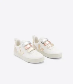 V-10 LEATHER MULTICO WHITE SHINY>VEJA Best