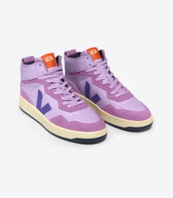 V-95 LEATHER ORCHID PURPLE>VEJA New