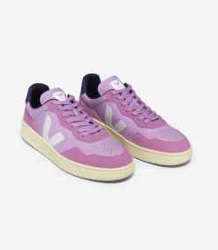 V-90 LEATHER ORCHID WHITE>VEJA New