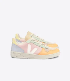V-10 LEATHER PETALE WHITE MULTICO>VEJA Hot