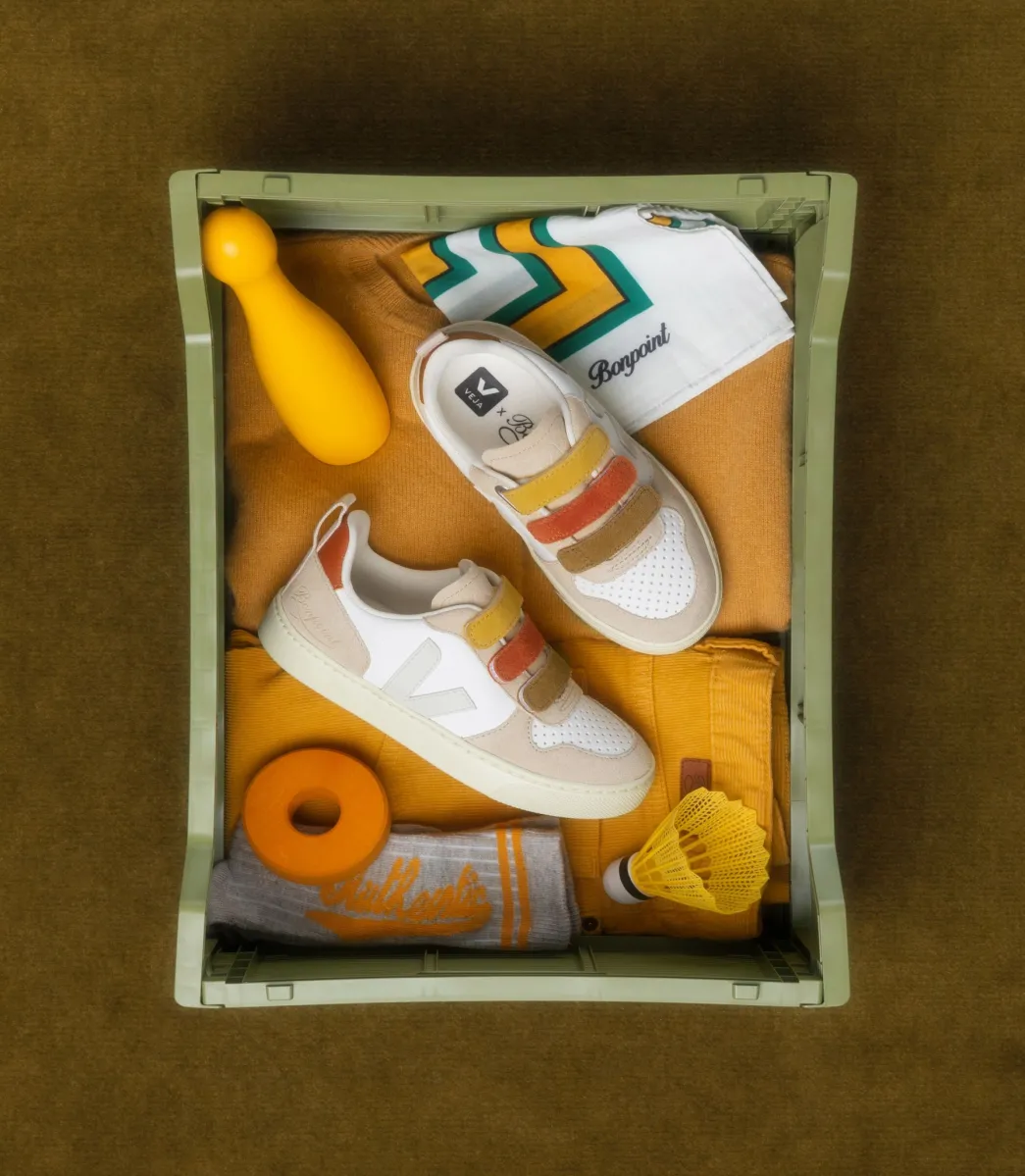 V-10 LEATHER X BONPOINT MULTICO ALMOND>VEJA Best Sale