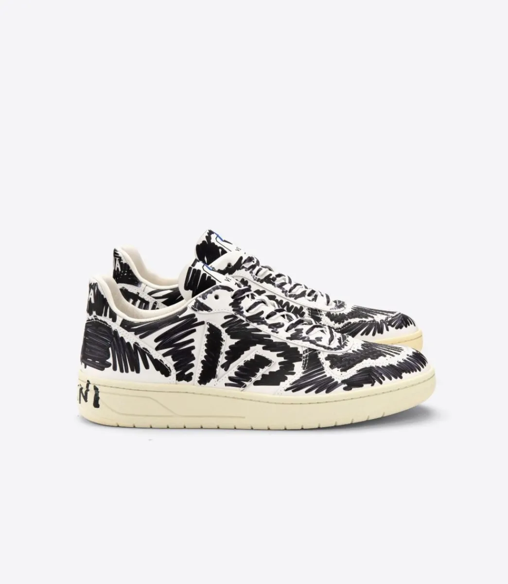V-10 LEATHER X MARNI FULL BLACK>VEJA Cheap