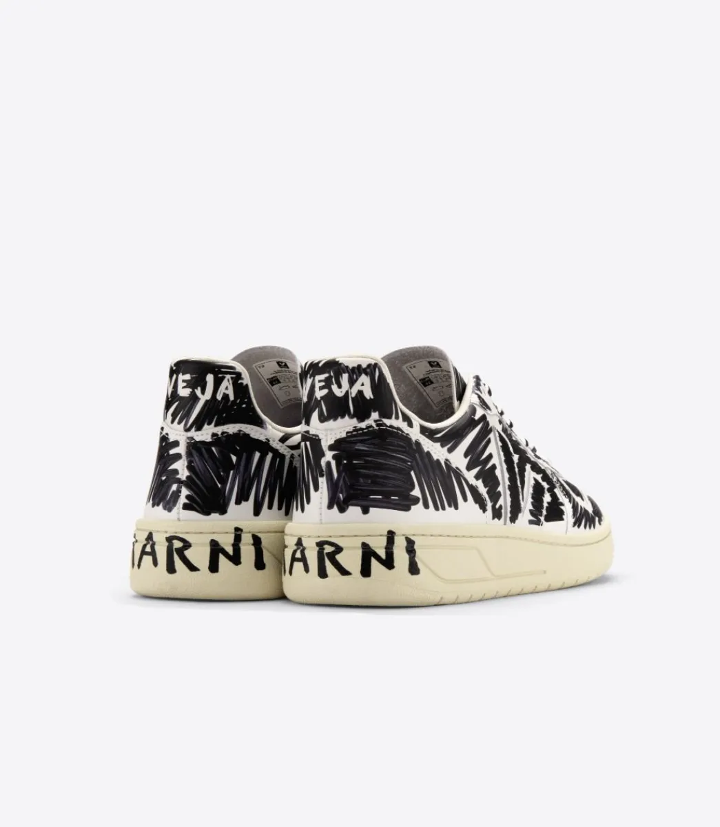 V-10 LEATHER X MARNI FULL BLACK>VEJA Cheap