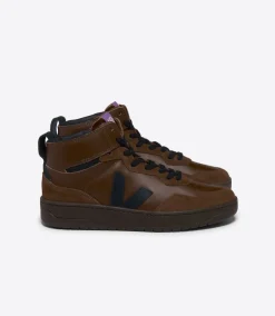 V-95 LEATHER WALNUT BLACK>VEJA Best