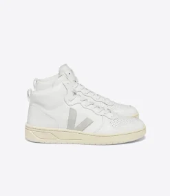 V-15 LEATHER WHITE>VEJA Cheap