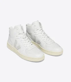 V-15 LEATHER WHITE>VEJA Cheap