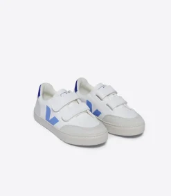 V-12 LEATHER WHITE AQUA PAROS>VEJA Online