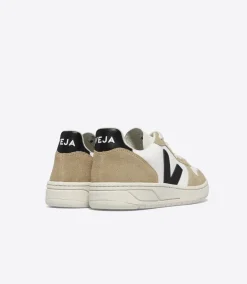 V-10 LEATHER WHITE BLACK SAHARA><noscript><img width=