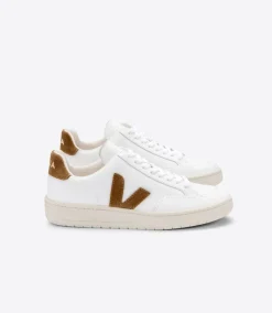 V-12 LEATHER WHITE CAMEL>VEJA Shop