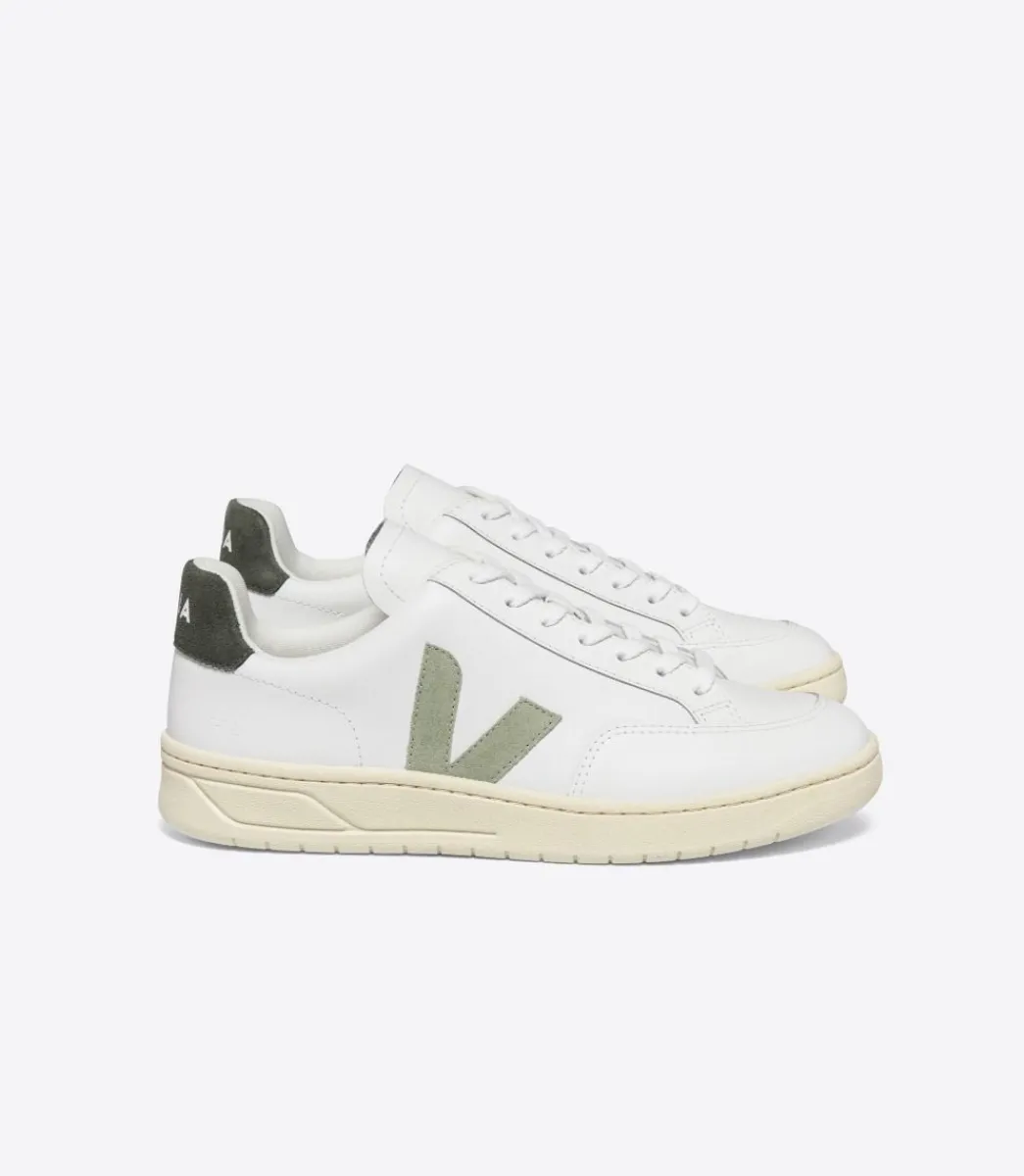 V-12 LEATHER WHITE CLAY MUD>VEJA Cheap