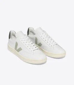 V-12 LEATHER WHITE CLAY MUD>VEJA Cheap