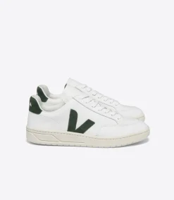 V-12 LEATHER WHITE CYPRUS>VEJA New