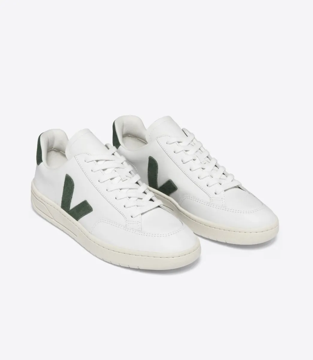 V-12 LEATHER WHITE CYPRUS>VEJA New